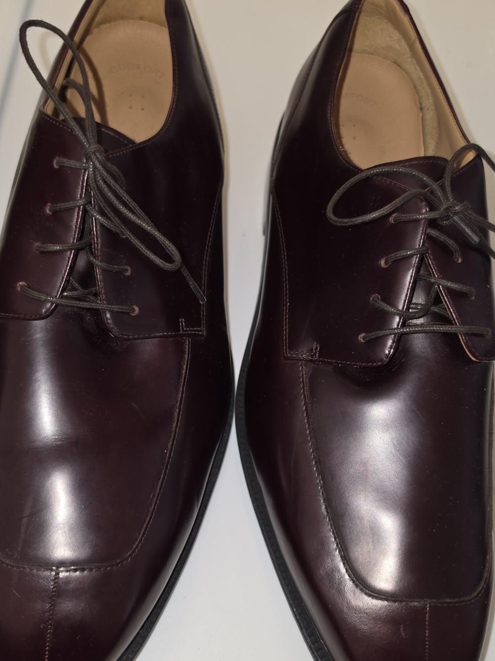 Rockport Men's Lace-Up Oxfords in Deep Burgundy